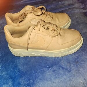 Nike Air Force 1 AF1 Pixel Beige Pink White CK6649-200. SIZE 8